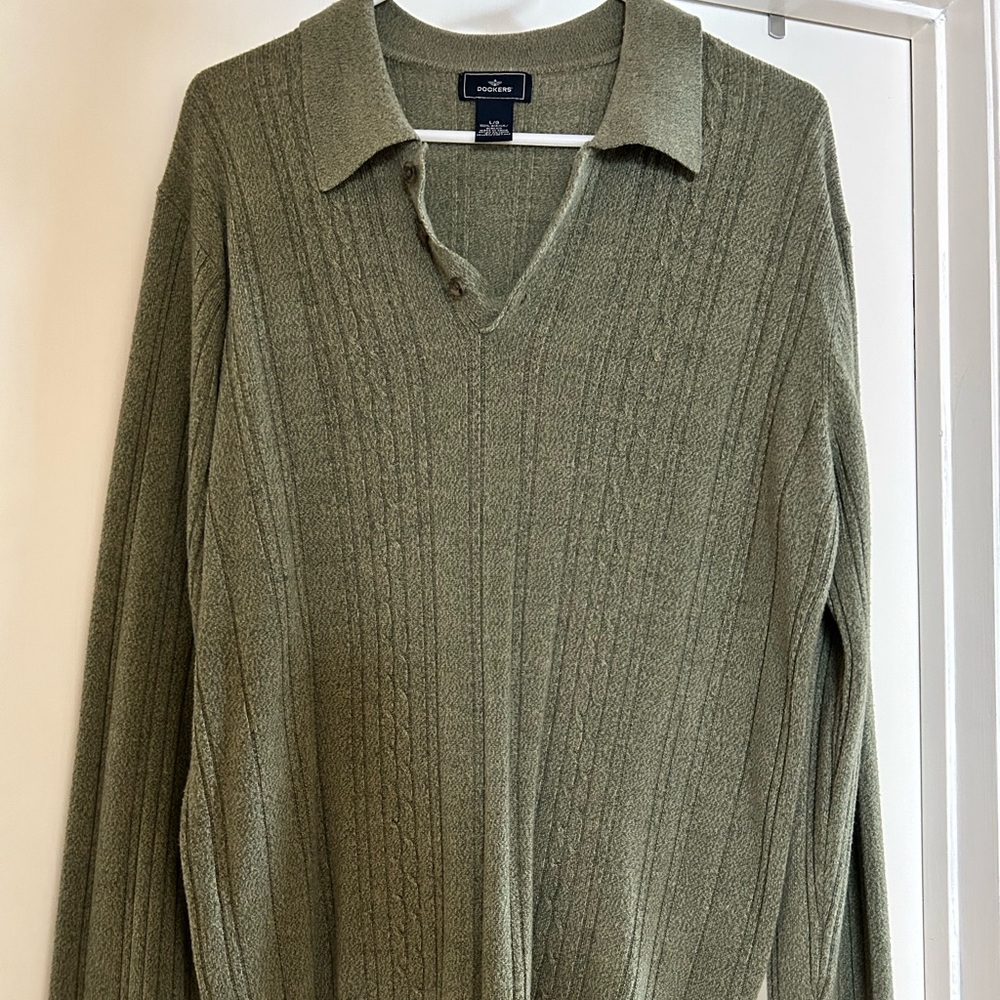 MEN’S CARTIGAN PULLOVER SWEATER (#40)